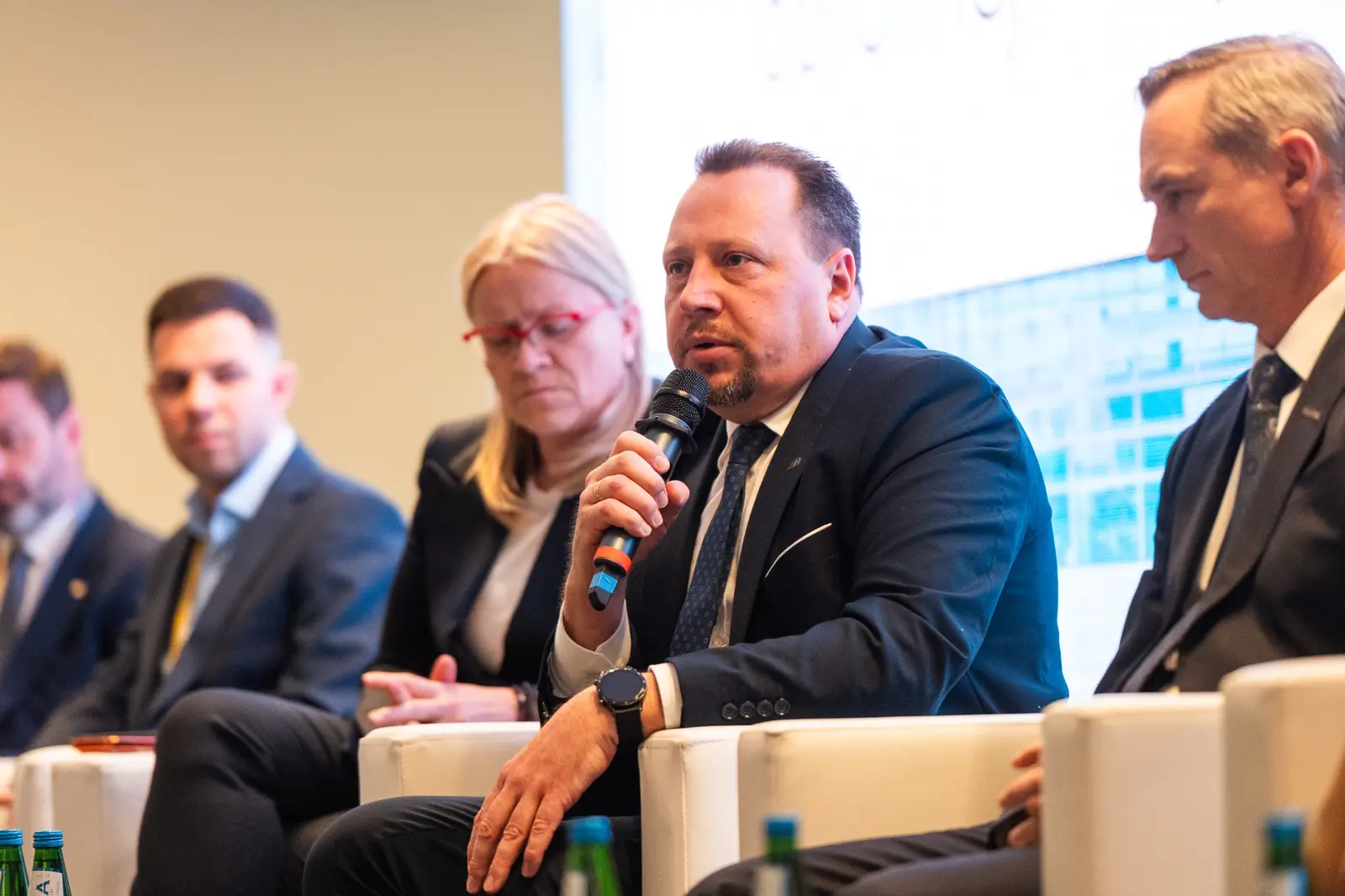 Wystąpienie podczas jednej z debat programowych